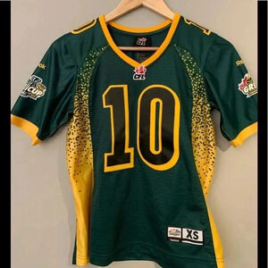 Reebok  2010 CFL 98th Grey Cup Jersey Edmonton XS